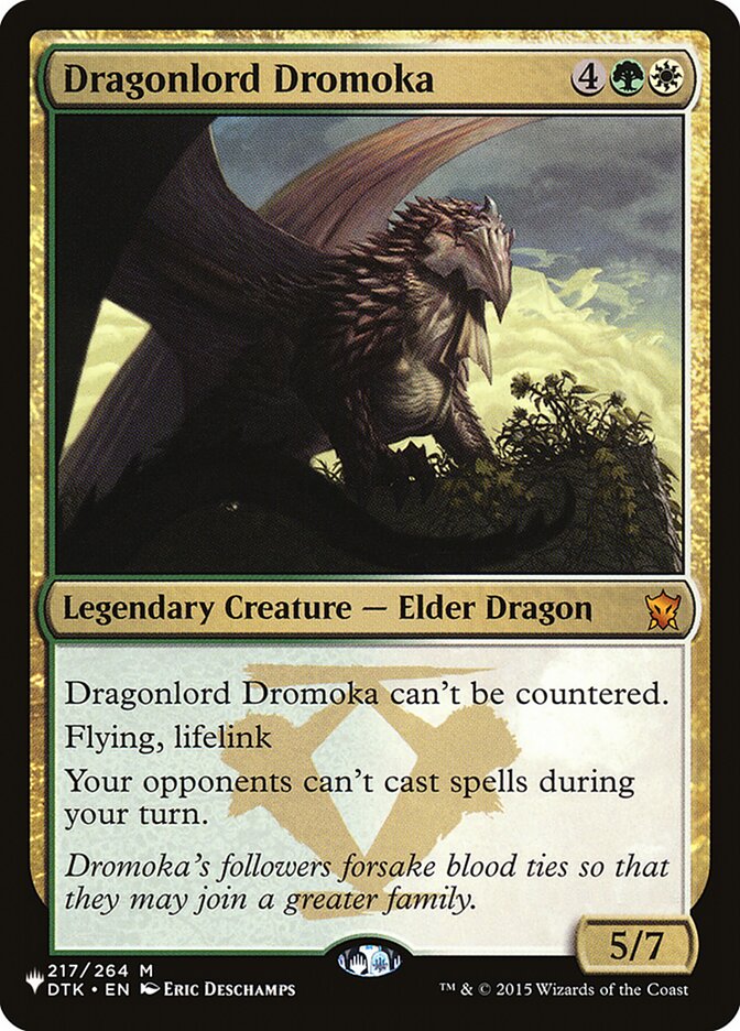 Dragonlord Dromoka [The List] | Sanctuary Gaming