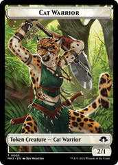 Cat Warrior // Energy Reserve Double-Sided Token [Modern Horizons 3 Tokens] | Sanctuary Gaming
