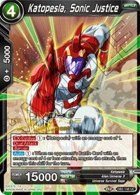 Katopesla, Sonic Justice (Divine Multiverse Draft Tournament) (DB2-148) [Tournament Promotion Cards] | Sanctuary Gaming