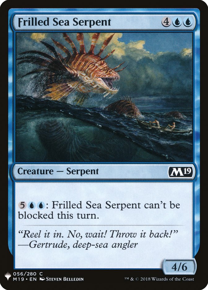 Frilled Sea Serpent [Mystery Booster] | Sanctuary Gaming