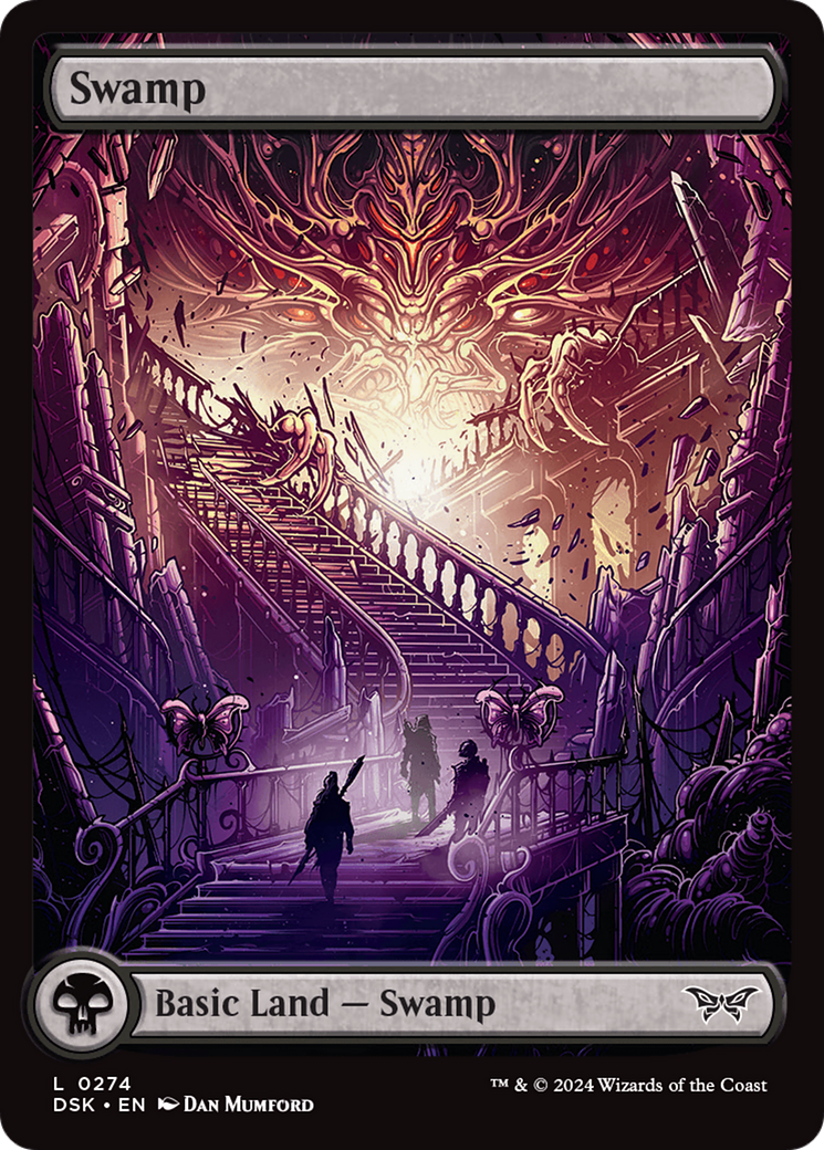 Swamp (274) - Full Art [Duskmourn: House of Horror] | Sanctuary Gaming