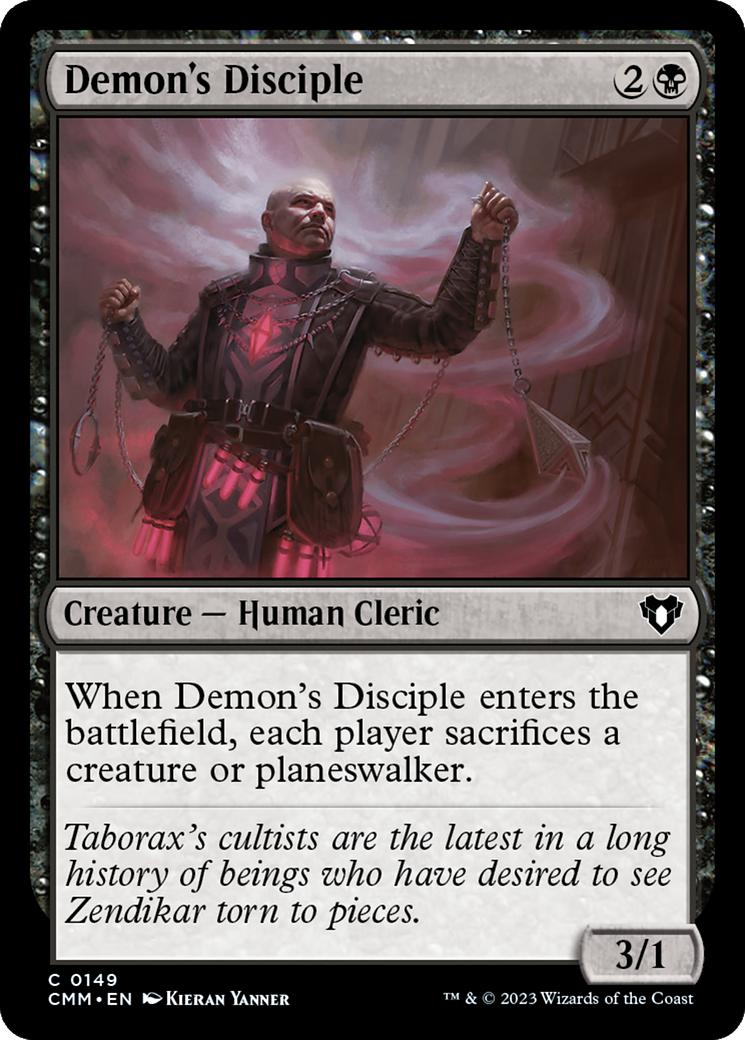 Demon's Disciple [Commander Masters] | Sanctuary Gaming