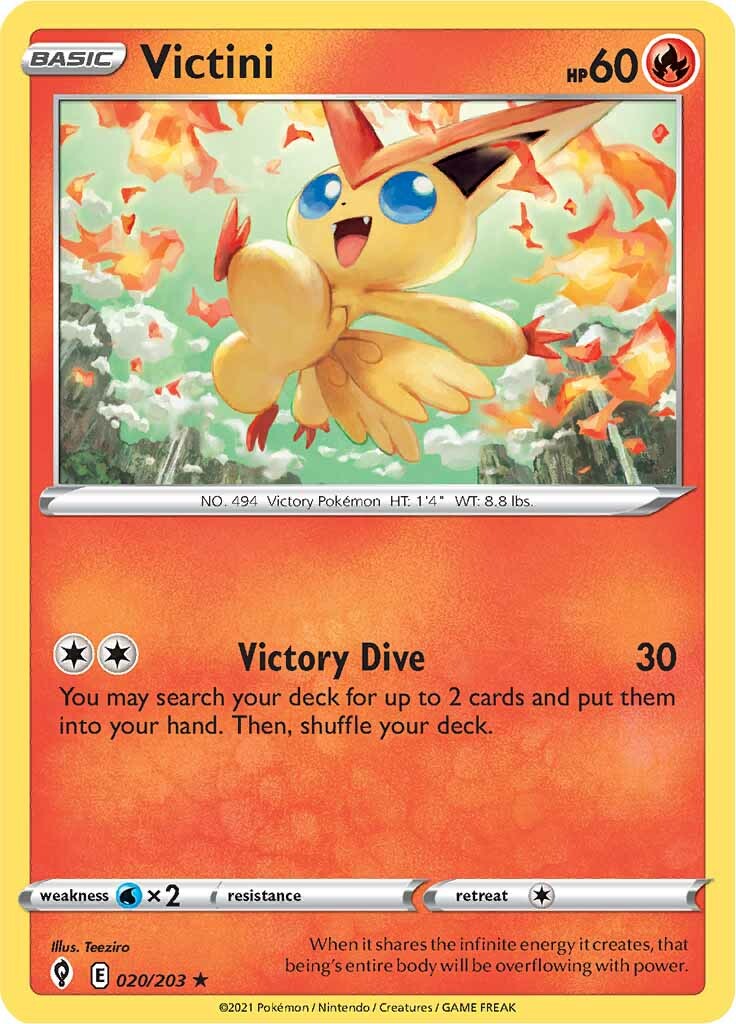 Victini (020/203) [Sword & Shield: Evolving Skies] | Sanctuary Gaming