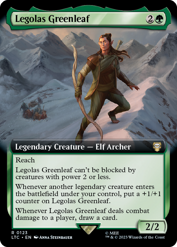Legolas Greenleaf (Extended Art) [The Lord of the Rings: Tales of Middle-Earth Commander] | Sanctuary Gaming