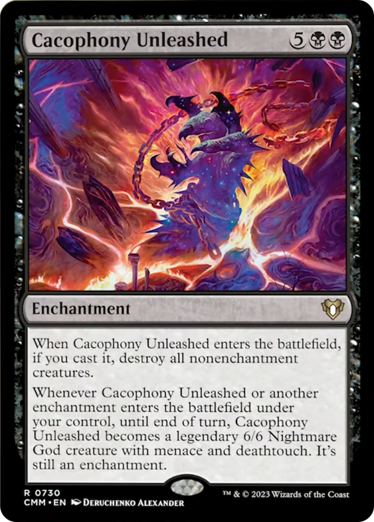 Cacophony Unleashed [Commander Masters] | Sanctuary Gaming