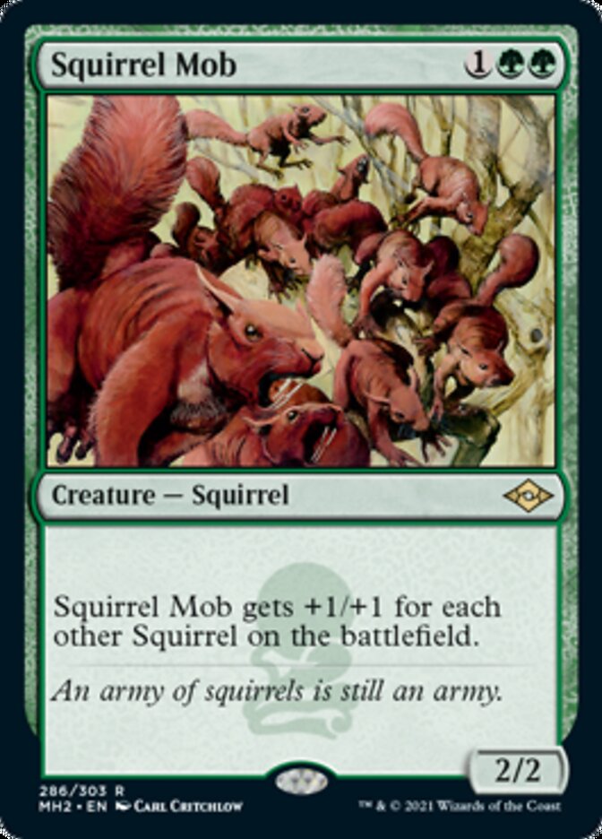 Squirrel Mob (Foil Etched) [Modern Horizons 2] | Sanctuary Gaming