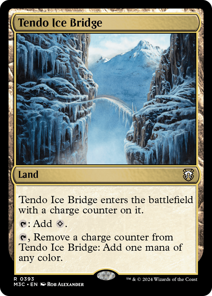 Tendo Ice Bridge (Ripple Foil) [Modern Horizons 3 Commander] | Sanctuary Gaming