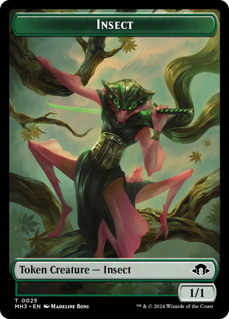 Insect Token (0025) [Modern Horizons 3 Tokens] | Sanctuary Gaming