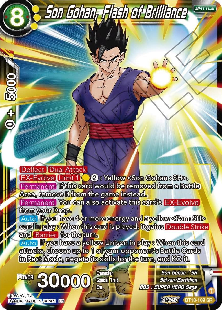 Son Gohan, Flash of Brilliance (BT18-109) [Promotion Cards] | Sanctuary Gaming