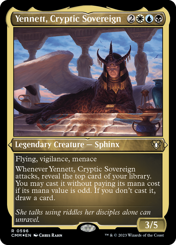 Yennett, Cryptic Sovereign (Foil Etched) [Commander Masters] | Sanctuary Gaming