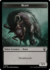 Beast (0010) // Shapeshifter (0008) Double-Sided Token [Modern Horizons 3 Commander Tokens] | Sanctuary Gaming