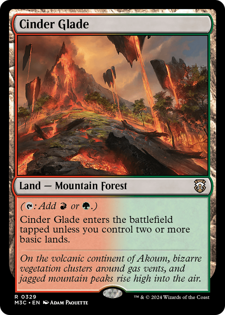Cinder Glade [Modern Horizons 3 Commander] | Sanctuary Gaming