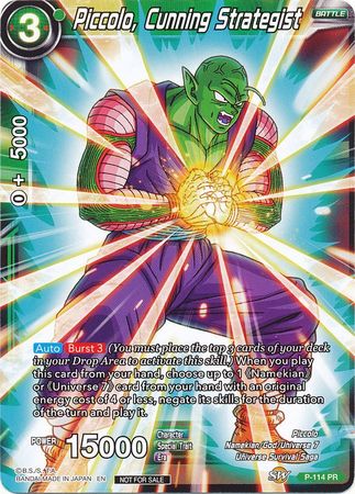 Piccolo, Cunning Strategist (Power Booster) (P-114) [Promotion Cards] | Sanctuary Gaming