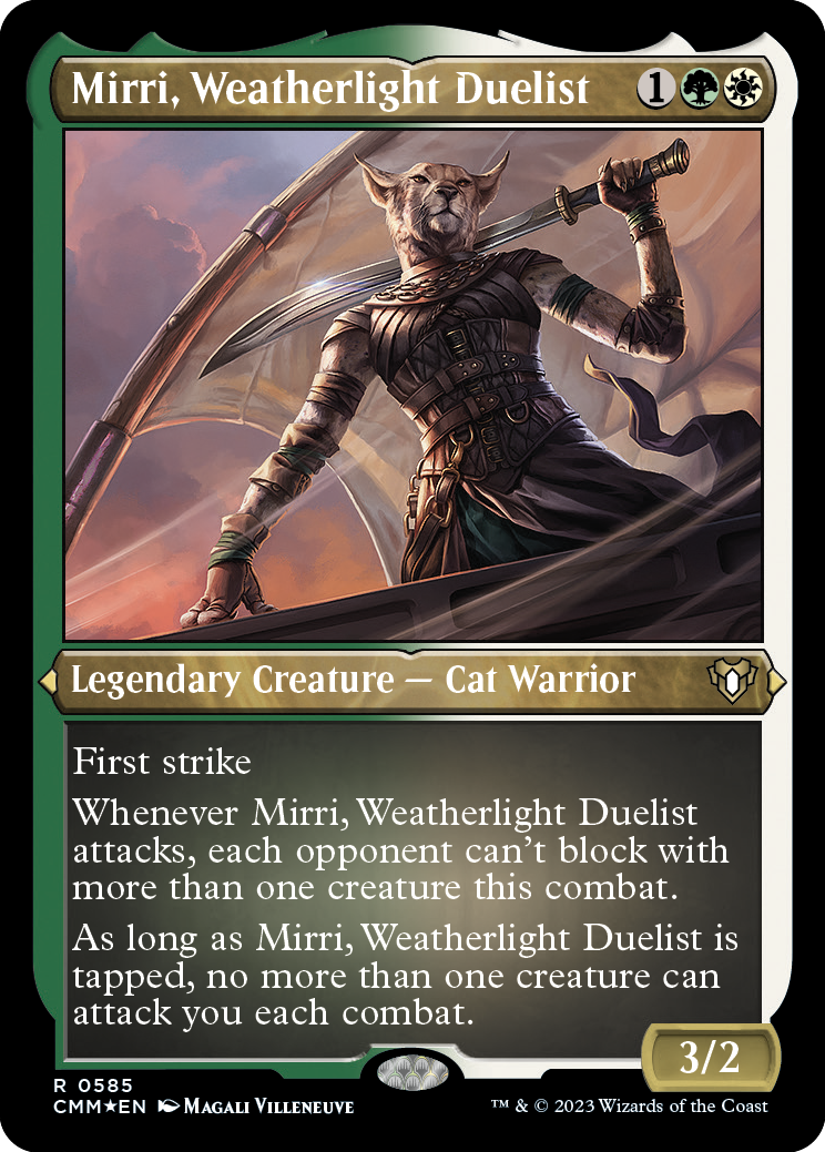 Mirri, Weatherlight Duelist (Foil Etched) [Commander Masters] | Sanctuary Gaming