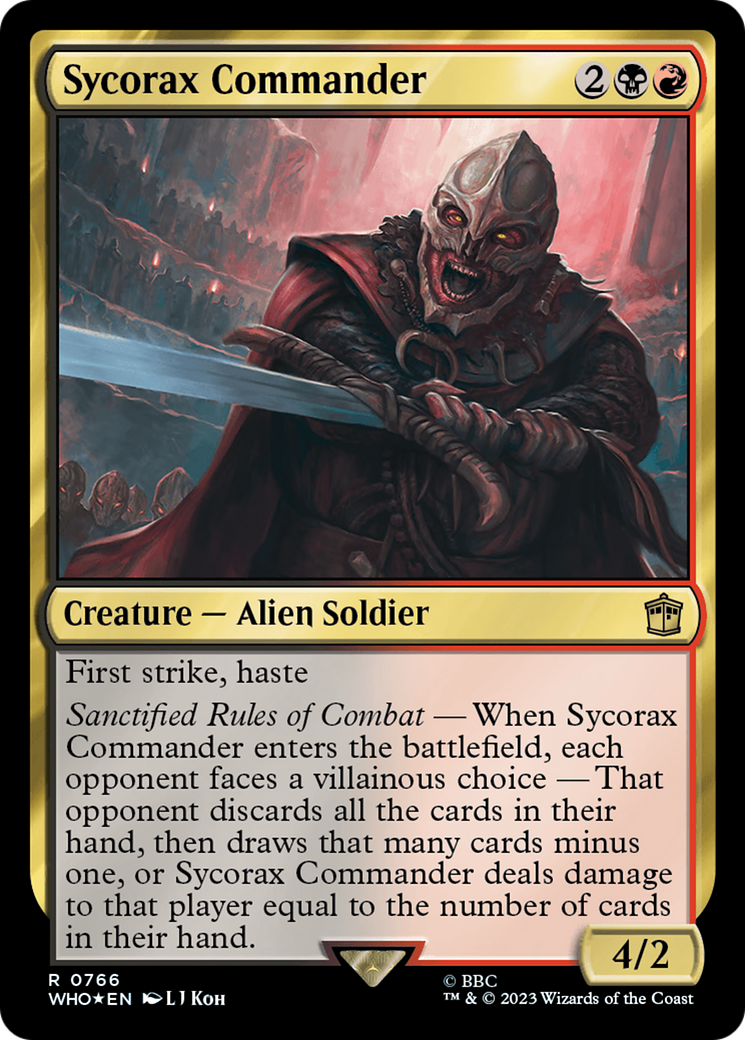 Sycorax Commander (Surge Foil) [Doctor Who] | Sanctuary Gaming