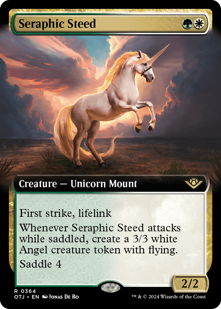 Seraphic Steed (Extended Art) [Outlaws of Thunder Junction] | Sanctuary Gaming