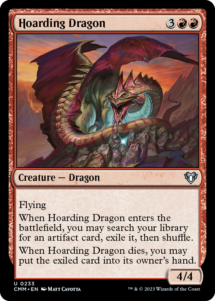 Hoarding Dragon [Commander Masters] | Sanctuary Gaming