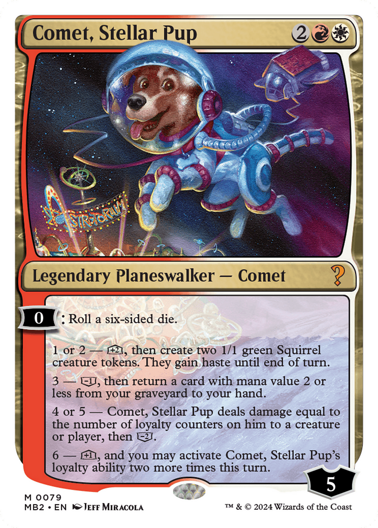 Comet, Stellar Pup [Mystery Booster 2] | Sanctuary Gaming