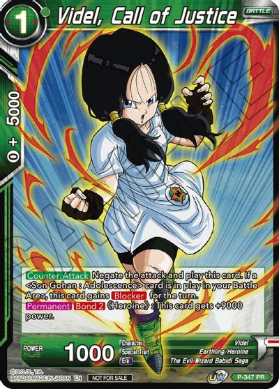 Videl, Call of Justice (P-347) [Tournament Promotion Cards] | Sanctuary Gaming