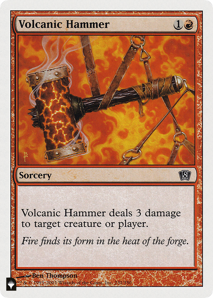 Volcanic Hammer [The List Reprints] | Sanctuary Gaming