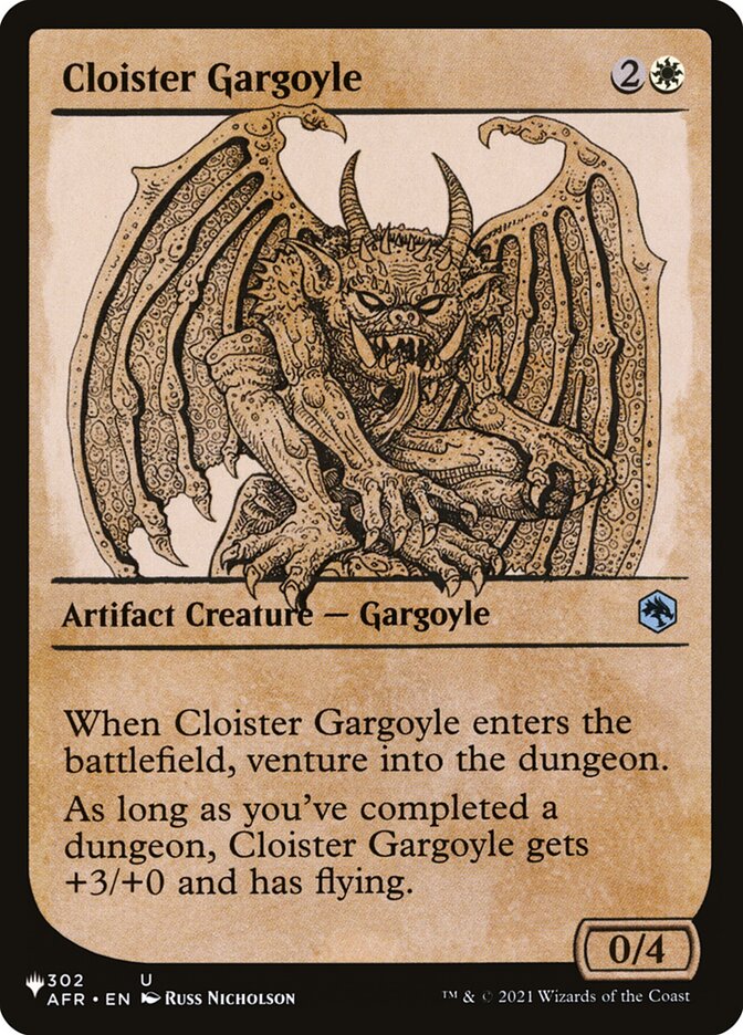 Cloister Gargoyle (Showcase) [The List] | Sanctuary Gaming