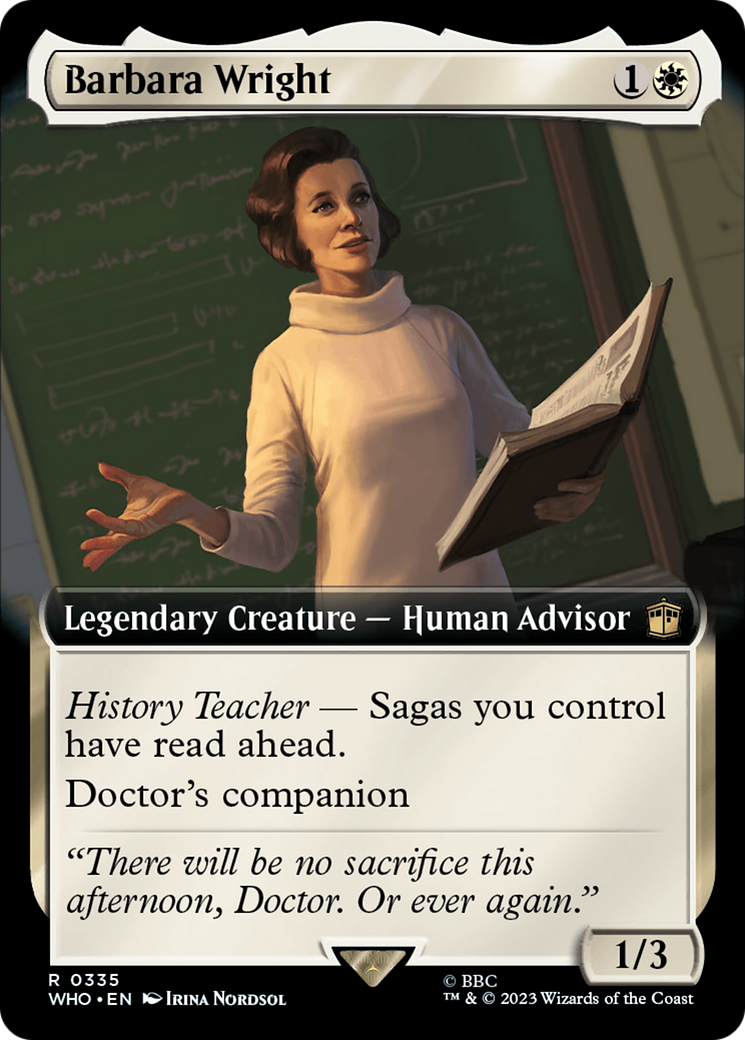 Barbara Wright (Extended Art) [Doctor Who] | Sanctuary Gaming