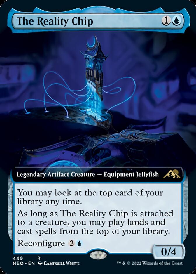 The Reality Chip (Extended Art) [Kamigawa: Neon Dynasty] | Sanctuary Gaming