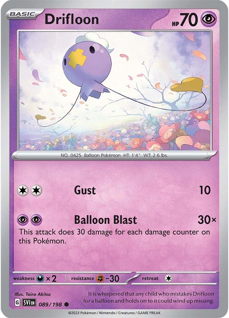 Drifloon (089/198) [Scarlet & Violet: Base Set] | Sanctuary Gaming