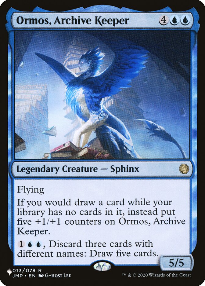 Ormos, Archive Keeper [The List] | Sanctuary Gaming