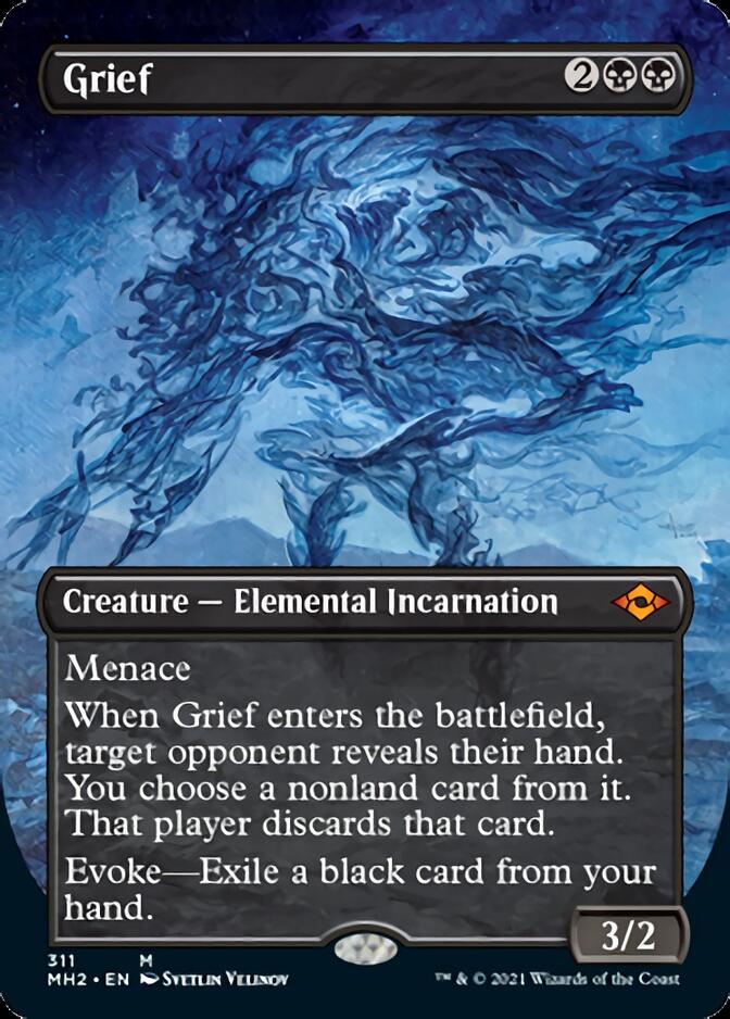 Grief (Borderless Alternate Art) [Modern Horizons 2] | Sanctuary Gaming