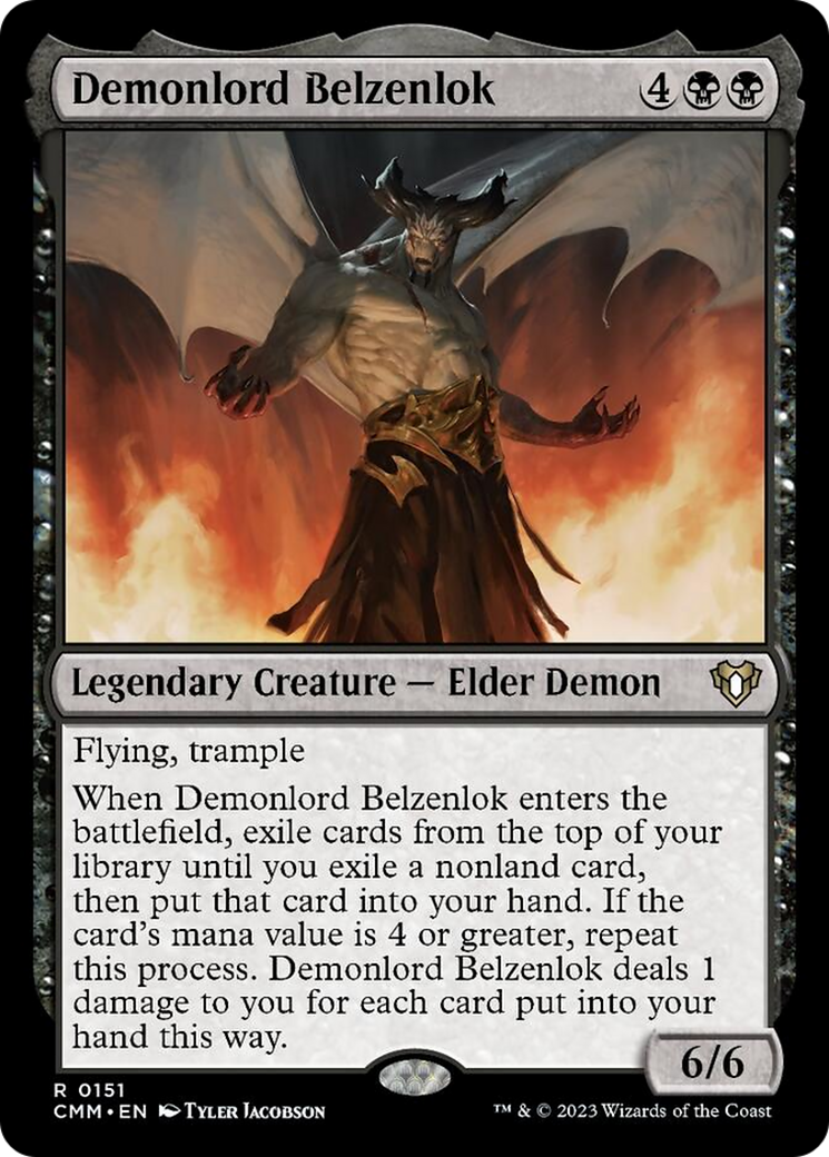 Demonlord Belzenlok [Commander Masters] | Sanctuary Gaming