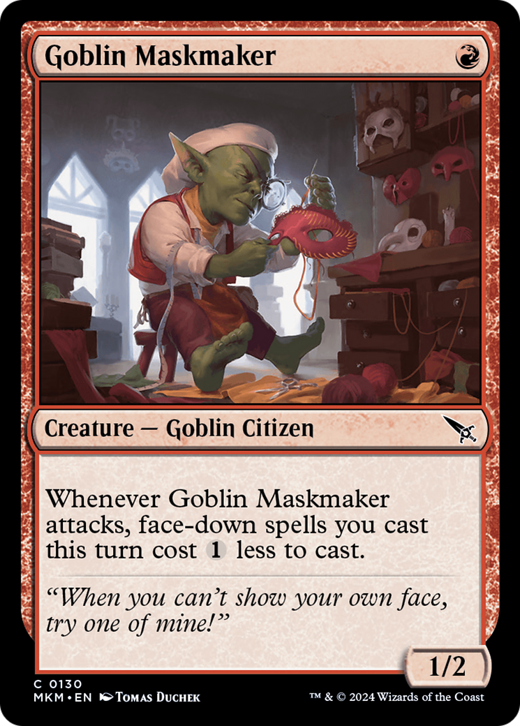 Goblin Maskmaker [Murders at Karlov Manor] | Sanctuary Gaming