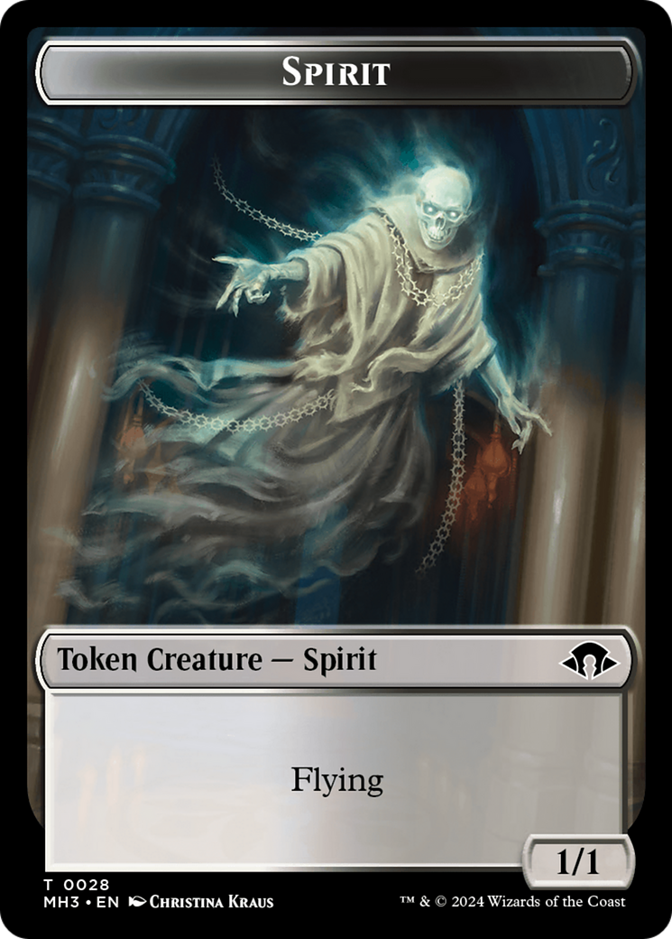 Phyrexian Germ // Spirit (0028) Double-Sided Token [Modern Horizons 3 Tokens] | Sanctuary Gaming