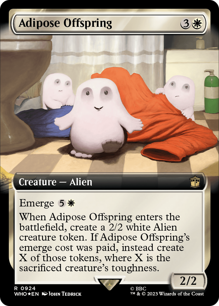 Adipose Offspring (Extended Art) (Surge Foil) [Doctor Who] | Sanctuary Gaming