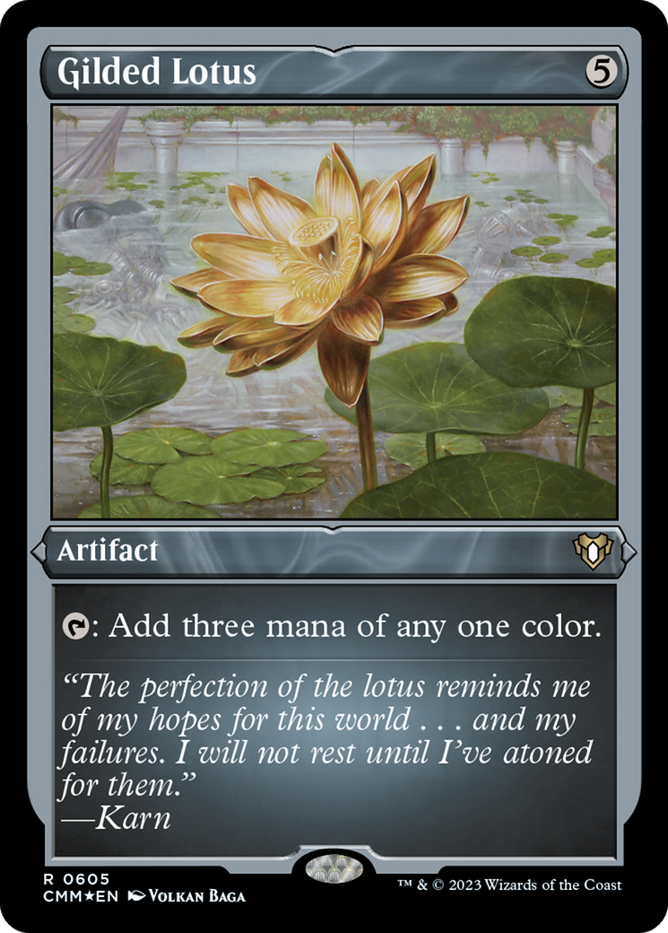 Gilded Lotus (Foil Etched) [Commander Masters] | Sanctuary Gaming