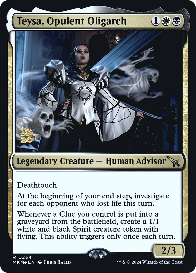 Teysa, Opulent Oligarch [Murders at Karlov Manor Prerelease Promos] | Sanctuary Gaming