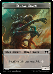 Eldrazi Spawn // Fish Double-Sided Token [Modern Horizons 3 Tokens] | Sanctuary Gaming