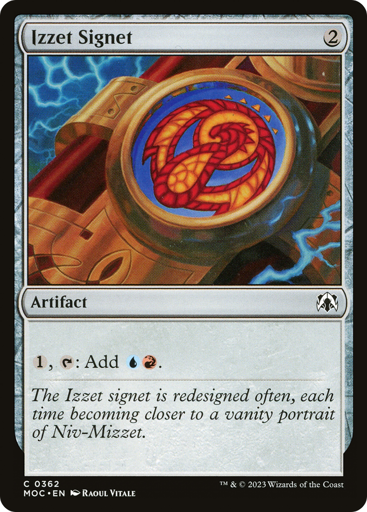 Izzet Signet [March of the Machine Commander] | Sanctuary Gaming