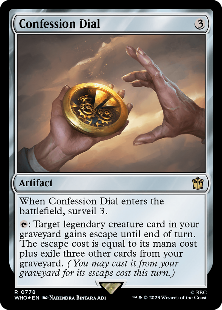 Confession Dial (Surge Foil) [Doctor Who] | Sanctuary Gaming