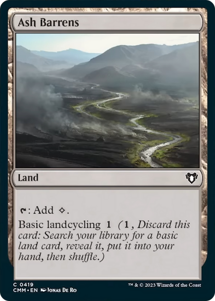 Ash Barrens [Commander Masters] | Sanctuary Gaming