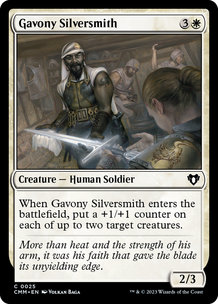 Gavony Silversmith [Commander Masters] | Sanctuary Gaming