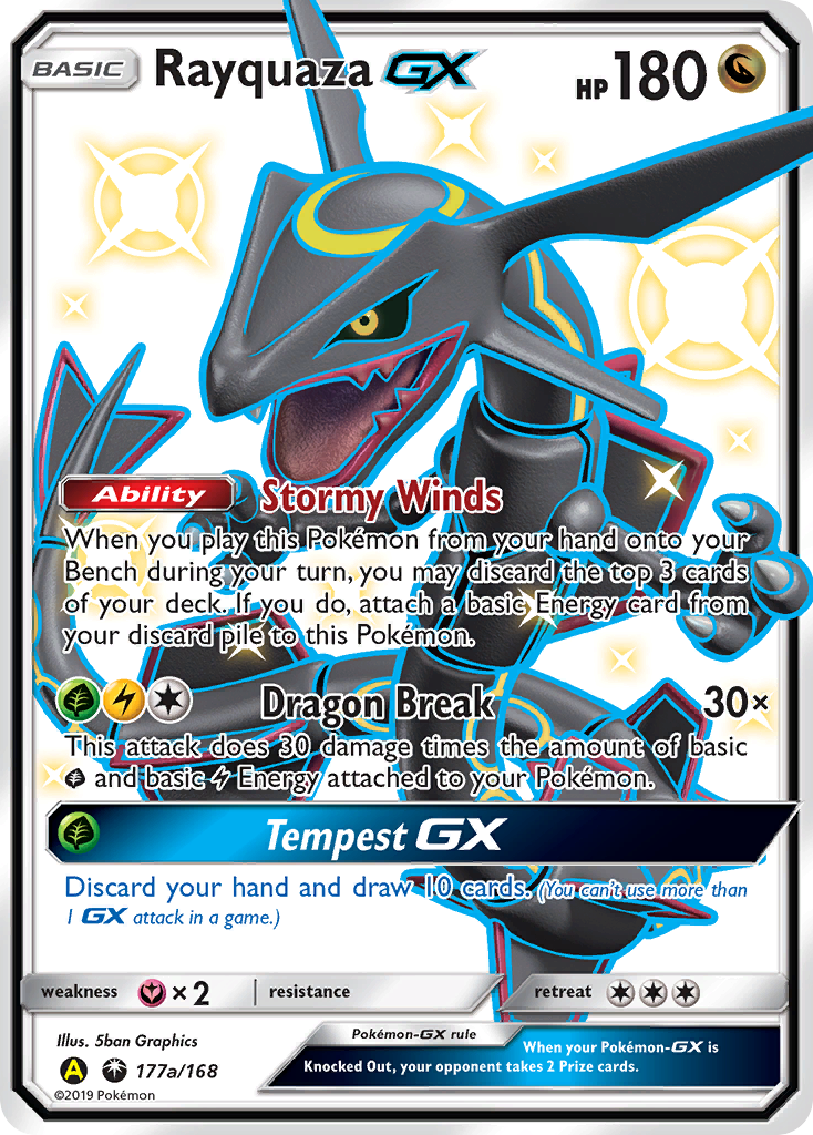 Rayquaza GX (177a/168) [Alternate Art Promos] | Sanctuary Gaming