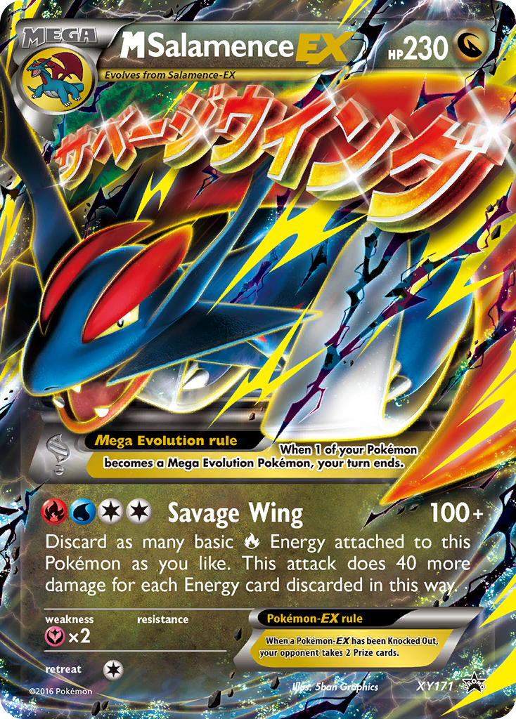 M Salamence EX (XY171) [XY: Black Star Promos] | Sanctuary Gaming