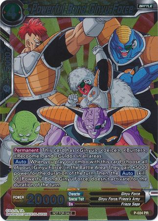 Powerful Bond Ginyu Force (P-024) [Promotion Cards] | Sanctuary Gaming