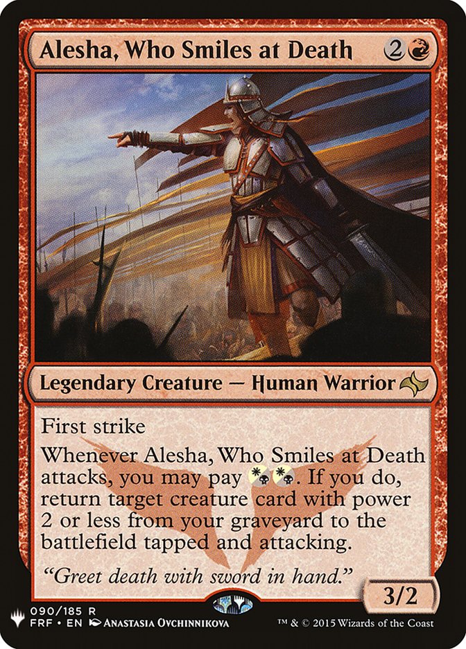 Alesha, Who Smiles at Death [Mystery Booster] | Sanctuary Gaming