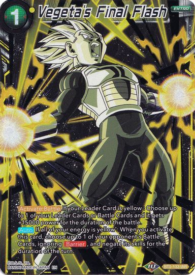 Vegeta's Final Flash (Collector's Selection Vol. 1) (BT9-133) [Promotion Cards] | Sanctuary Gaming