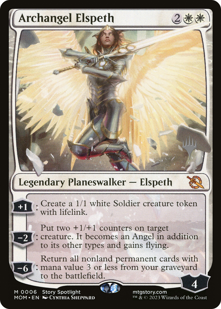 Archangel Elspeth (Promo Pack) [March of the Machine Promos] | Sanctuary Gaming