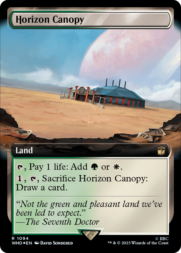 Horizon Canopy (Extended Art) (Surge Foil) [Doctor Who] | Sanctuary Gaming