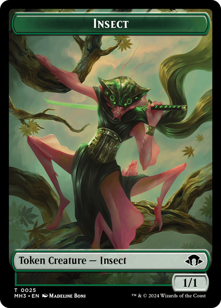 Eldrazi Spawn // Insect (0025) Double-Sided Token [Modern Horizons 3 Tokens] | Sanctuary Gaming