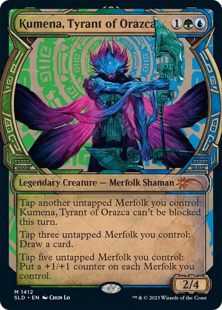 Kumena, Tyrant of Orazca (Rainbow Foil) [Secret Lair Drop Series] | Sanctuary Gaming